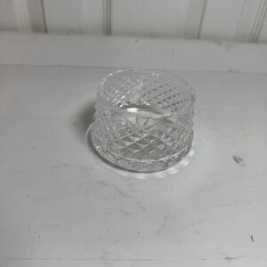 Waterford Ireland Crystal Alana Open Sugar Bowl 4 Inches Wide Read VTG